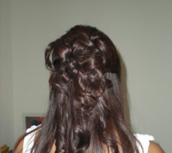 Bridal Hair Half Up