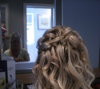 Bridal Hair Half Up