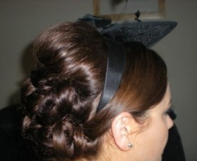 Bridal Hair Low Loop Bun