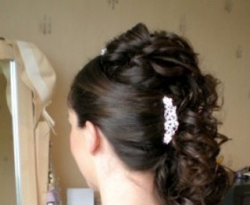 Bridal Hair Side Curly