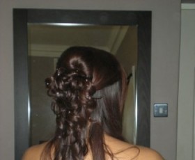 Bridal Hair Half Up