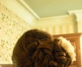 Bridesmaid Hair Side Bun