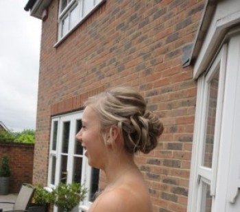 Prom Hair Low Bun